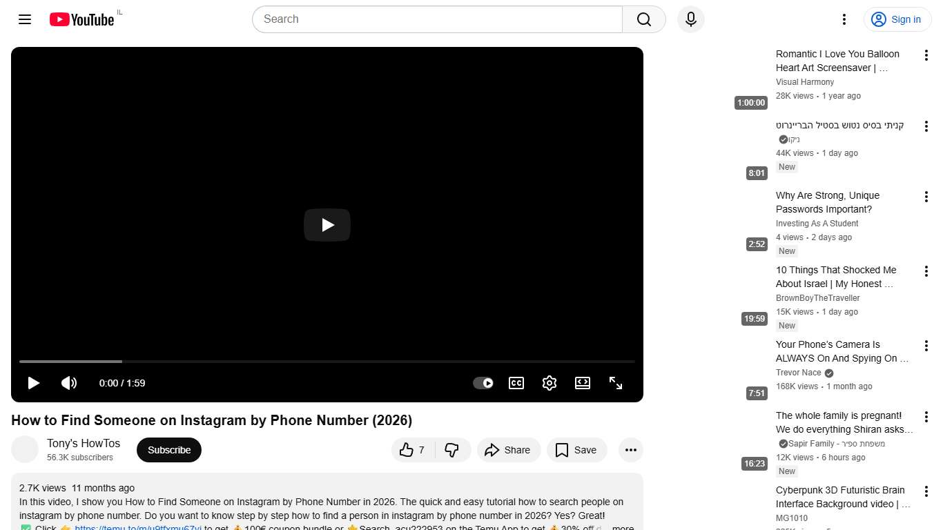 How to Find Someone on Instagram by Phone Number (2026) - YouTube