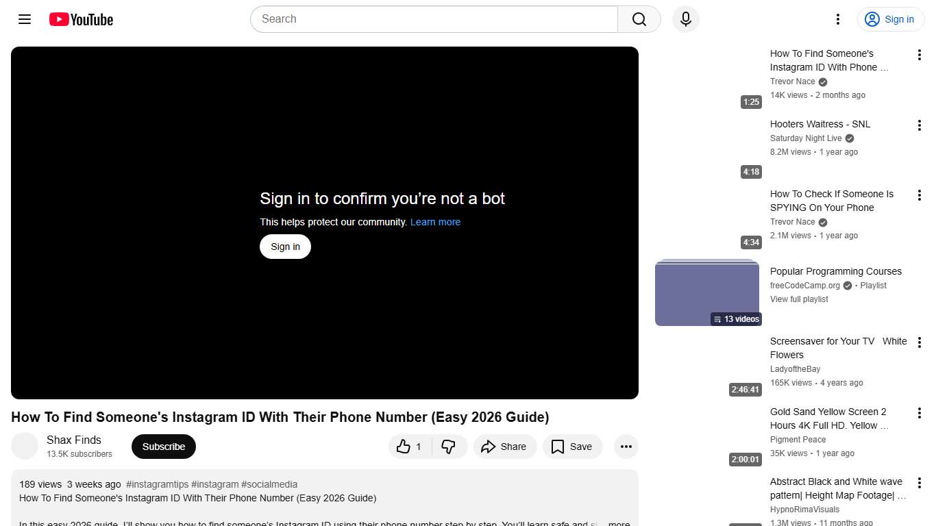 How To Find Someone's Instagram ID With Their Phone Number (Easy 2026 Guide) - YouTube