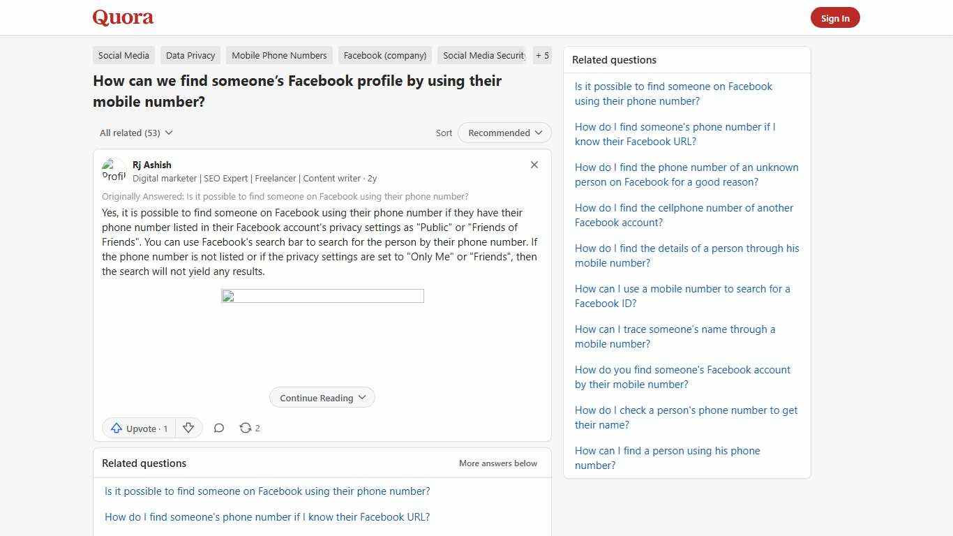 How can we find someone’s Facebook profile by using their mobile number? - Quora